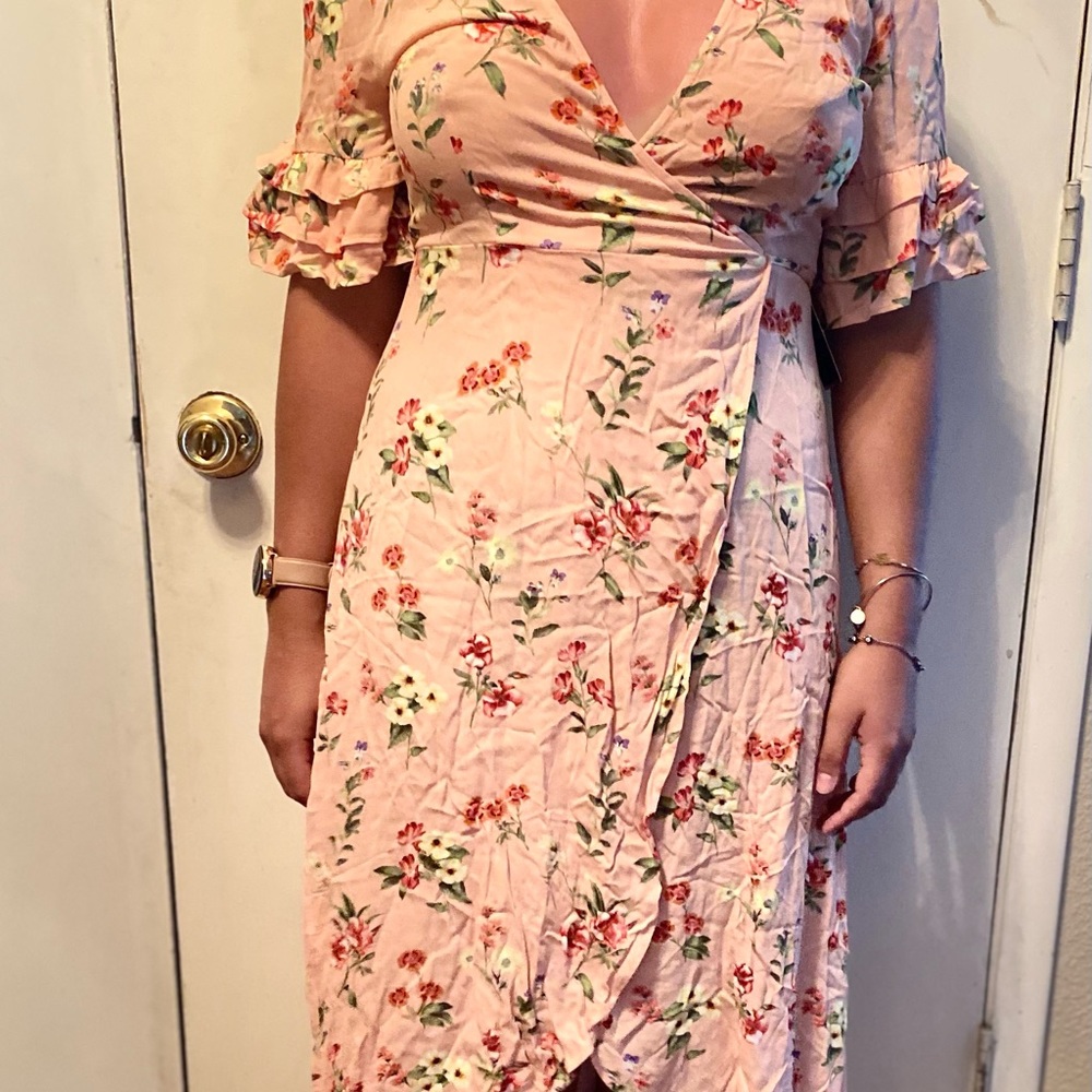 Forever21 Floral Wrap Dress